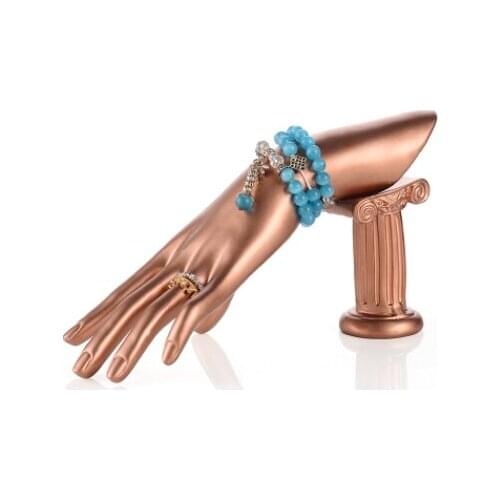 New Arrival Neck Hand Holder Golden Hand Mannequin Fashion Style For Sale