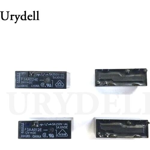 5pcs Power Relay F3AA005E F3AA012E F3AA024E 4pins 5V 12V 24V