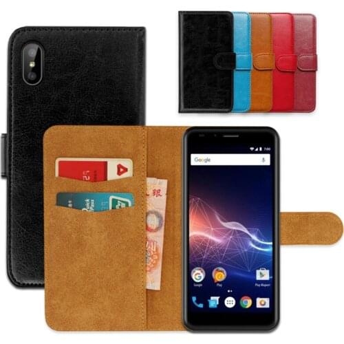 Luxury wallet case for Vertex Impress Click PU Leather Exclusive Slip-resistant Flip Ultra-thin Phone Cover,book case