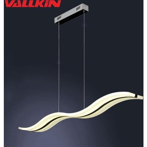 Modern Pendant Lights Kitchen Living Dining Room LED Suspension Light Fixtures Hanging Lamp Luminaires Wave Suspension Lamps