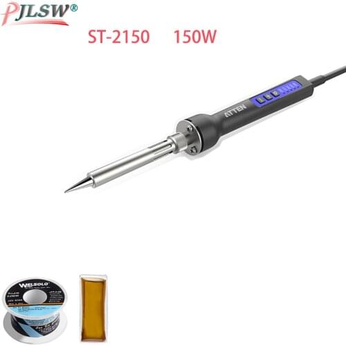 ATTEN 65W 220V/110V ST-2080 80W ST-2150 150W LED Display Temperature Adjustable Soldering Iron EU US