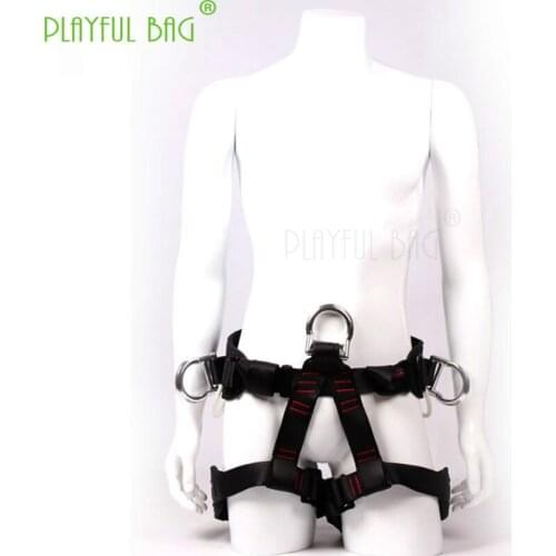 Outdoor Sitting style seat belt half waist leg guard downhill climbing work high above prevent falling ZL19