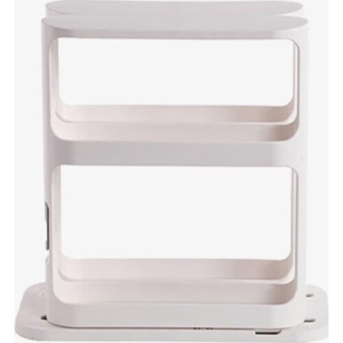 Rotating Storage Rack Organizer Storage Expandable Spice Rack and Stackable Cabinet & Pantry Organizer