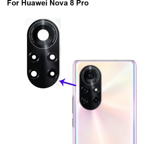 High quality For Huawei Nova 8 Pro Back Rear Camera Glass Lens test good For Huawei Nova 8Pro Replacement Parts Nova8 Pro