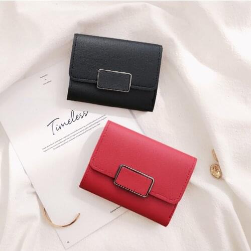 Women Wallets Small Fashion Brand Leather Purse Women Ladies Card Bag For Women 2021Clutch Women Female Purse Money Clip Wallet