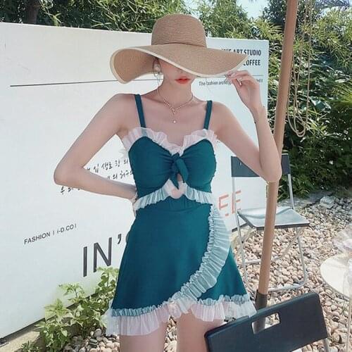 Swimsuit Push Up 2021 Women Whole One Piece Bikini Summer Skirt Black Condole Sling Swim Suit Print Polyester Sierra Surfer