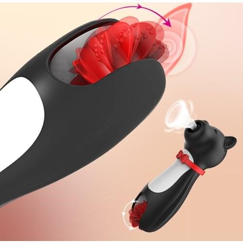 Sucking Licking Vibrator For Women Clitoris Stimulator Nipples Massage Sucker Tongue Masturbator Female Adult Sex Toys Products