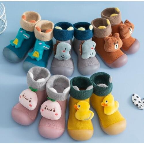 Winter New Cartoon Baby Girl Boy Shoes Toddler Cute Shoes First Walkers Non Slip Shoes Booties Zapatos Bebe Recien Nacido
