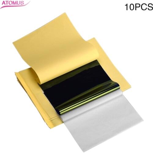 10pcs Tattoo Transfer Paper Tattoo Stencil Transfer Carbon Paper Top A4 Papier Transfert Tatouage Tattoo Copy Tracing Accessory