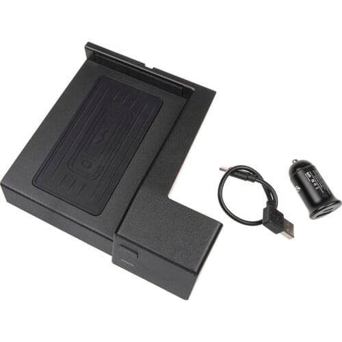 10W Wireless Charger Charging Case Charging Holder Mobile Phone Charging Fast for Mercedes Benz C Class GLC 2015-2021