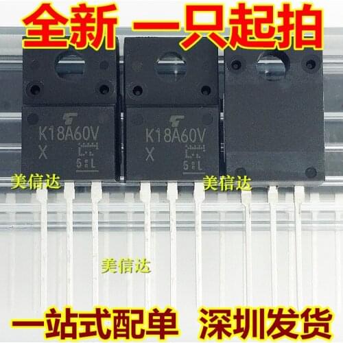 100% New&original K18A60V TK18A60V 18A/600V TO220F
