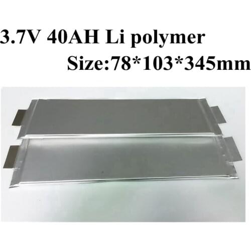 3.7V 40Ah Li-polymer Battery Li-Po 36V Battery for Electric Vehicle Electric Bicycle Motorcycles Eletric Tool Battery Pack Diy