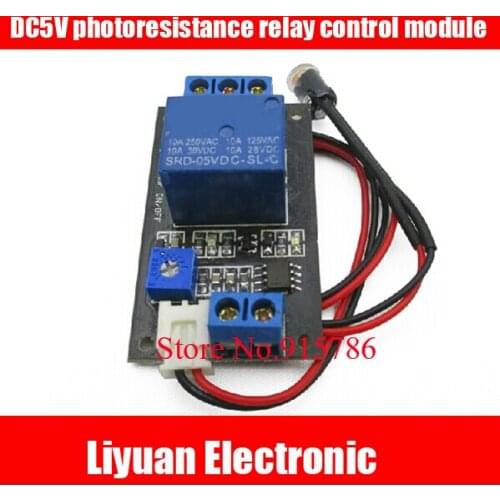 3pcs DC5V photoresistance relay control module / light control sensor / without light sensor module