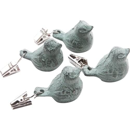 4PCS/Set Picnic Cast Iron Pendant Tablecloth Weight Windproof Clip Outdoor Picnic Blanket Sinker For Outdoor Garden Party Picnic