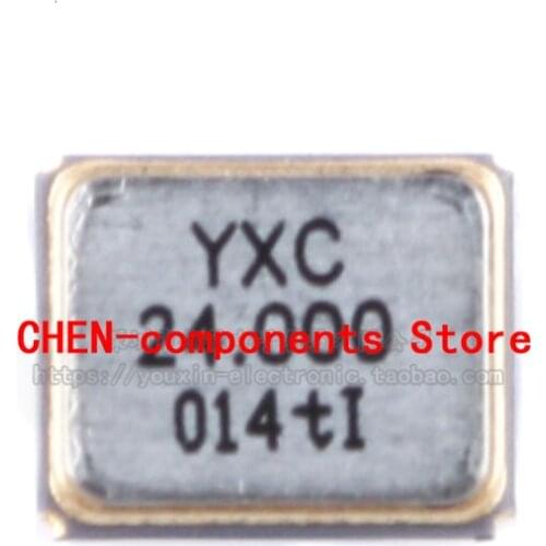 5pcs SMD passive crystal oscillator/YSX211SL 24MHz 10PF 10PPM X201624MMB4SI/2016_4P