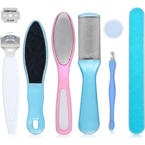 8Pcs Professional Pedicure Tool File Foot File Callus Removal Kit Nail Care Tool