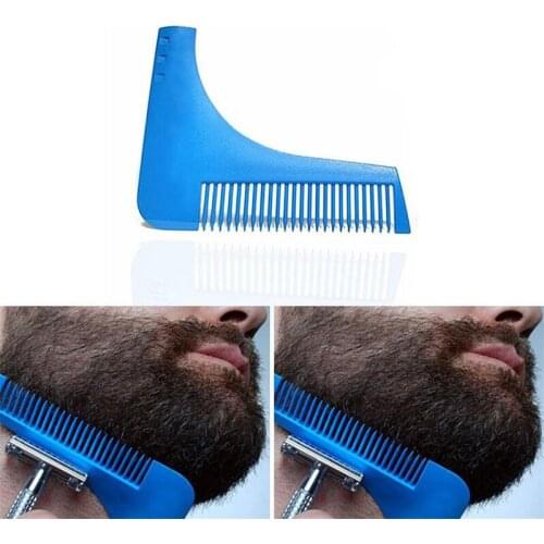 Promotions Beard comb Trimmer Shaping Tool Sex Man Gentleman Beard Trim Template Beard Combs Shaving Hair Molding Beard care