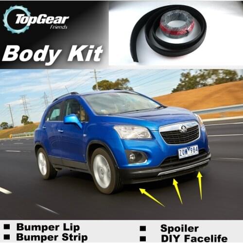 Bumper Lip Deflector Lips For Holden Trax 2013~Onwork Front Spoiler Skirt For TopGear Fans to Car Tuning View / Body Kit / Strip