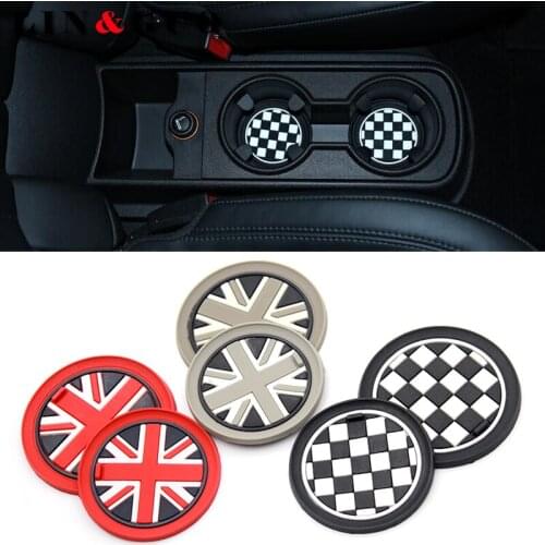 Case for BMW Mini Cooper 2011 2012 2013 New silica gel car cup anti-slip pad mat accessories