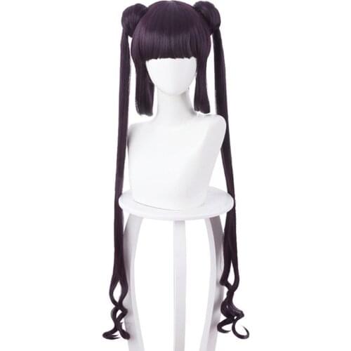 FGO Fate Grand Order Cosplay The Imperial Concubine Yang Guifei Wig 95cm Black Long Heat Resistant Synthetic Hair Party Wigs