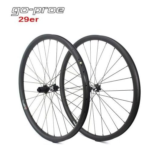 Go-proe D T Swiss 350 Hub 29er MTB Carbon Wheel 33mm Width For Cross Country And All Mountain Bike Wheelset QR Or Boost