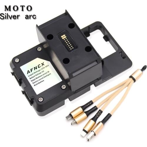 Motorcycle GPS Navigation Bracket Replacement Parts For BMW R1200RT R1250RT 2014-2020 2019 18 Phone Holders Stands USB Charging