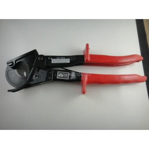 Ratchet cable cutter HS-325A,Cutting range:240mm2 max , Not for cutting steel or steel wire