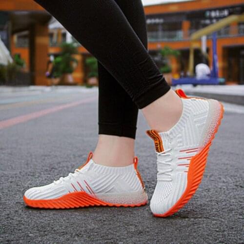New Ladies Mesh Breathable Comfortable Walking Shoes