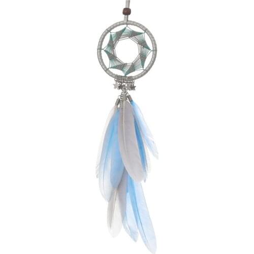 Original Ins Now Meteor Dreamcatcher Car Pendant Decoration Creative Garden Accessories Feather Charm Home Decor