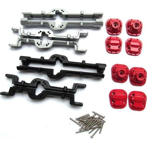 Front Axle Rear Axle Bridge Shell Steering Pull Rod for MN 1/12 D90 D91 RC Car Spare Accessories Upgrade Metal Gear