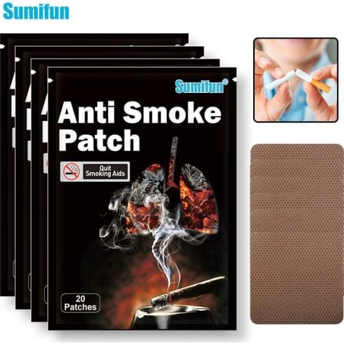 20pcs/Lot Anti Smoke Patch Quit Smoking Cessation 100% Natural Ingredient Giving Up Stop Smoke Chinese Herbal Medical Plaster