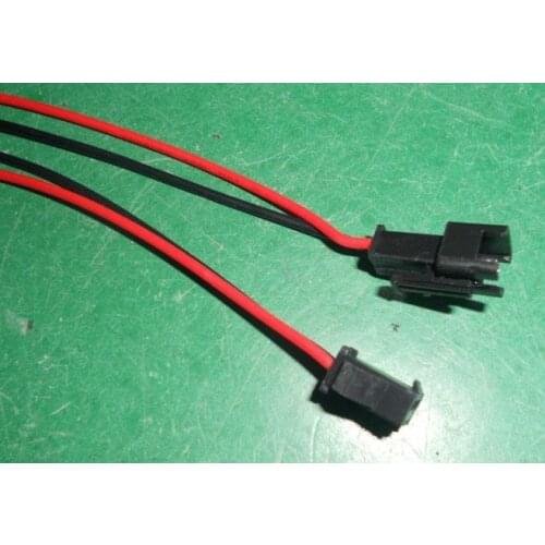 LED strip accessaries;25CM Black Male Plug and 25CM Black Female Plug