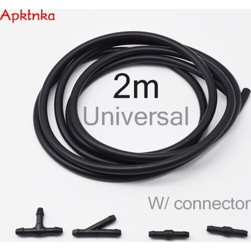 Apktnka Universal 5pcs/Set DIY Auto Wiper Blade Windshield Washer Hose Pipe 2 Meters Automotive Blades Car Accessories Styling