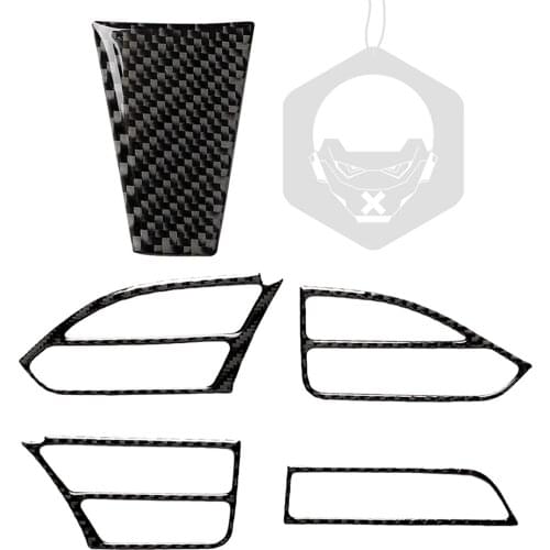 1 Set Car Steering Wheel Air Outlet Gear Shift Trim Decoration Compatible for Tesla Model S/X