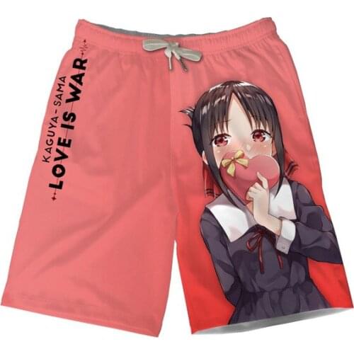 2021 Anime Kaguya Sama: Love Is War 3D Print Shorts Pants Men / Women Unisex Pockets Jogger Fitness Dropshippiing Sweatpants