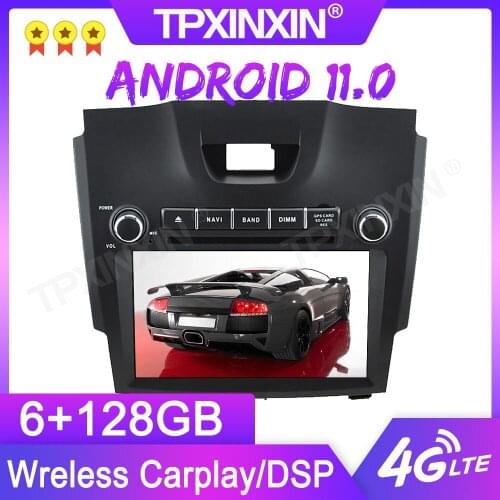 4G LTE Android 11 6+128G For chevrolet S10 GPS Car Multimedia Player Headunit Audio Radio Navigtion Tape Recorder Wifi Carplay