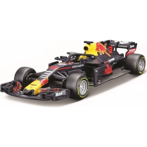 Bburago 1:43 Red Bull Racing TAG Heuer RB14 2018 #3 Daniel Ricciardo Alloy Luxury Vehicle Diecast Cars Model Toy Collection Gift