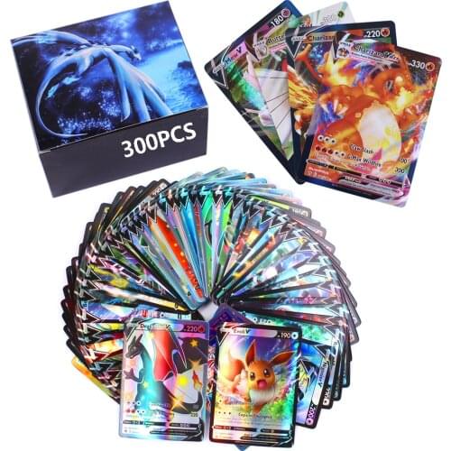 Free Shipping Pokemones Card French Version Shining GX TAG TEAM VMAX Battle Carte Trading Children Toy