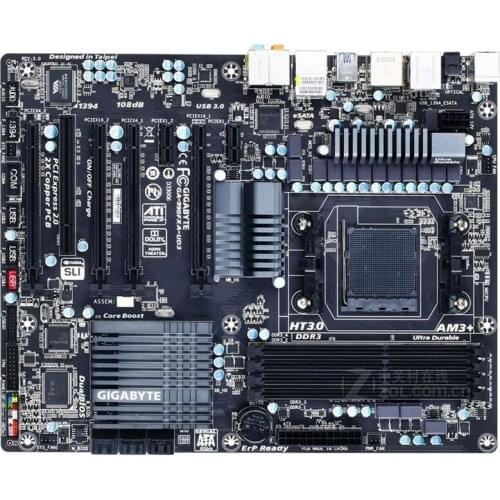 For Gigabyte GA-990FXA-UD3 Original Used Desktop Motherboard 990FXA-UD3 for AMD 990FX Socket AM3 AM3+ DDR3 On Sale