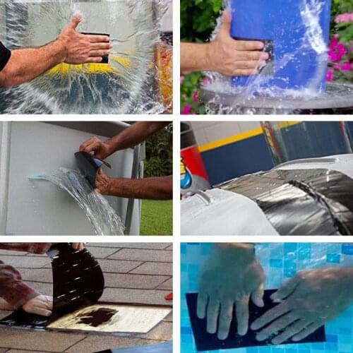 Performance Super Waterproof Tape Super Adhesive Tape Repair Leakage Supply Band Flex Strong Self Fiber Fix Tape Fiberfix