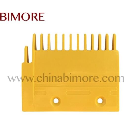 YS125B688 Escalator Elevator Parts Escalator Plastic Comb Length 118mm Width 97mm Install Size 54mm 13T Left