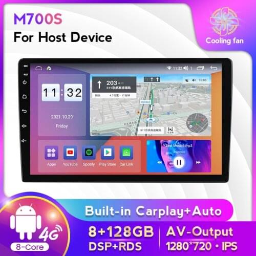 MEKEDE 6+128GB IPS Android headunit for Toyota VW Hyundai Kia Renault Suzuki Nissan wifi 4g sim car radio 1280*720 screen player