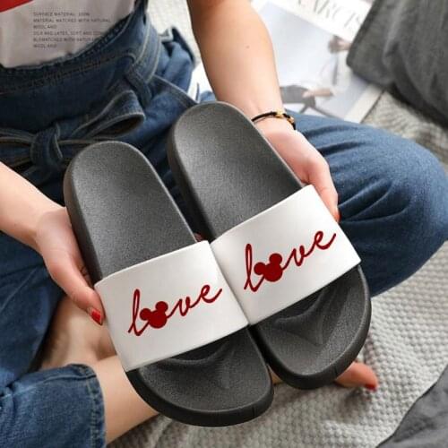 Fashion Women slippers Love Slippers Harajuku Lady slippers Summer Slippers Home Indoor slipper for woman