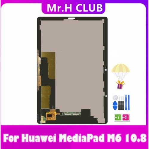 Original LCD 10.8" For Huawei MediaPad M6 10.8 SCM-W09 SCM-AL09 SM-W09 LCD Display Touch Screen Digitizer Assembly For HUAWEI M6