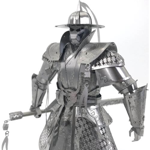 3D Puzzle Stainless Steel Metal The lmperial guards of ming dynasty Jigsaw Adult Child Educational Toys Collection Home Display