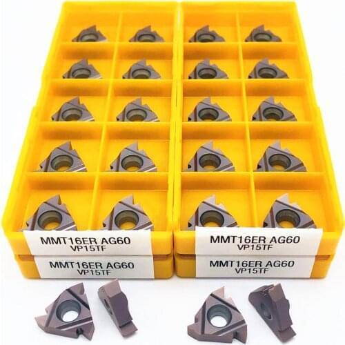 Thread Tool MMT 16ER AG60 VP15TF Carbide Insert Thread Turning Tool Cutting Tool Lathe Parts Tool CNC Carbide Turning Insert