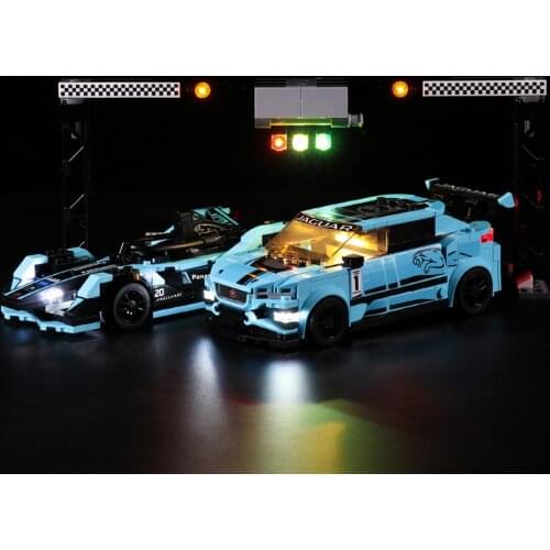 Led Light Kit For Speed Champions 76898 Formula E Racing Gen (only Light Kit Included)