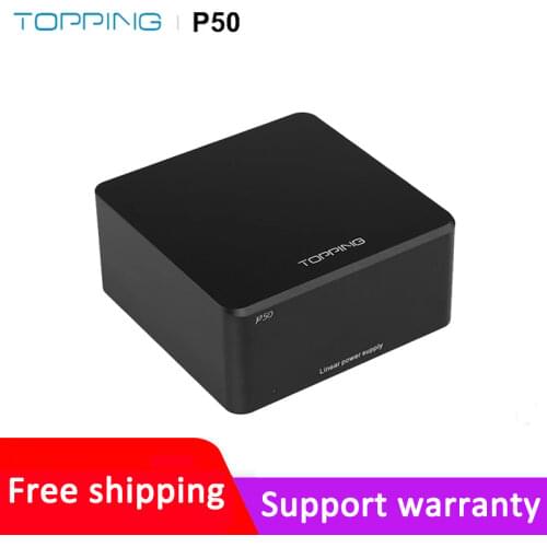 TOPPING P50 Linear Power Supply Made for D50S A50 DX3 PRO Compatible with Global voltage 115V/230V portable headphone amp