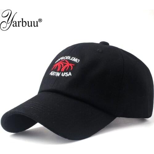 [YARBUU] 100% cotton baseball cap new brand women casual snapback hat for men casquette homme Letter embroidery gorras
