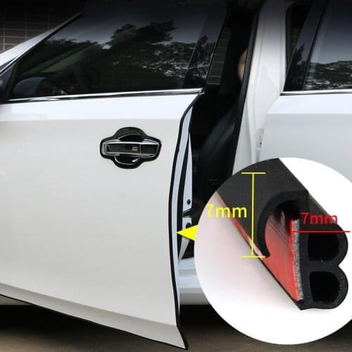 1/5/15M Car Door Edge Protector Accessories Auto Sealing Strips Guard Trim Automobiles Door Trunk Stickers hood Dust Proof Seal